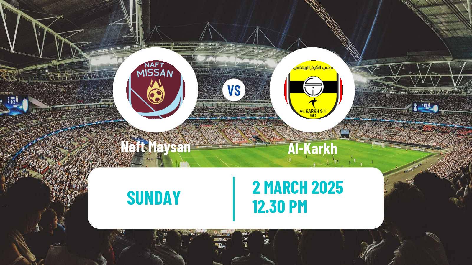 Soccer Iraqi Premier League Naft Maysan - Al-Karkh