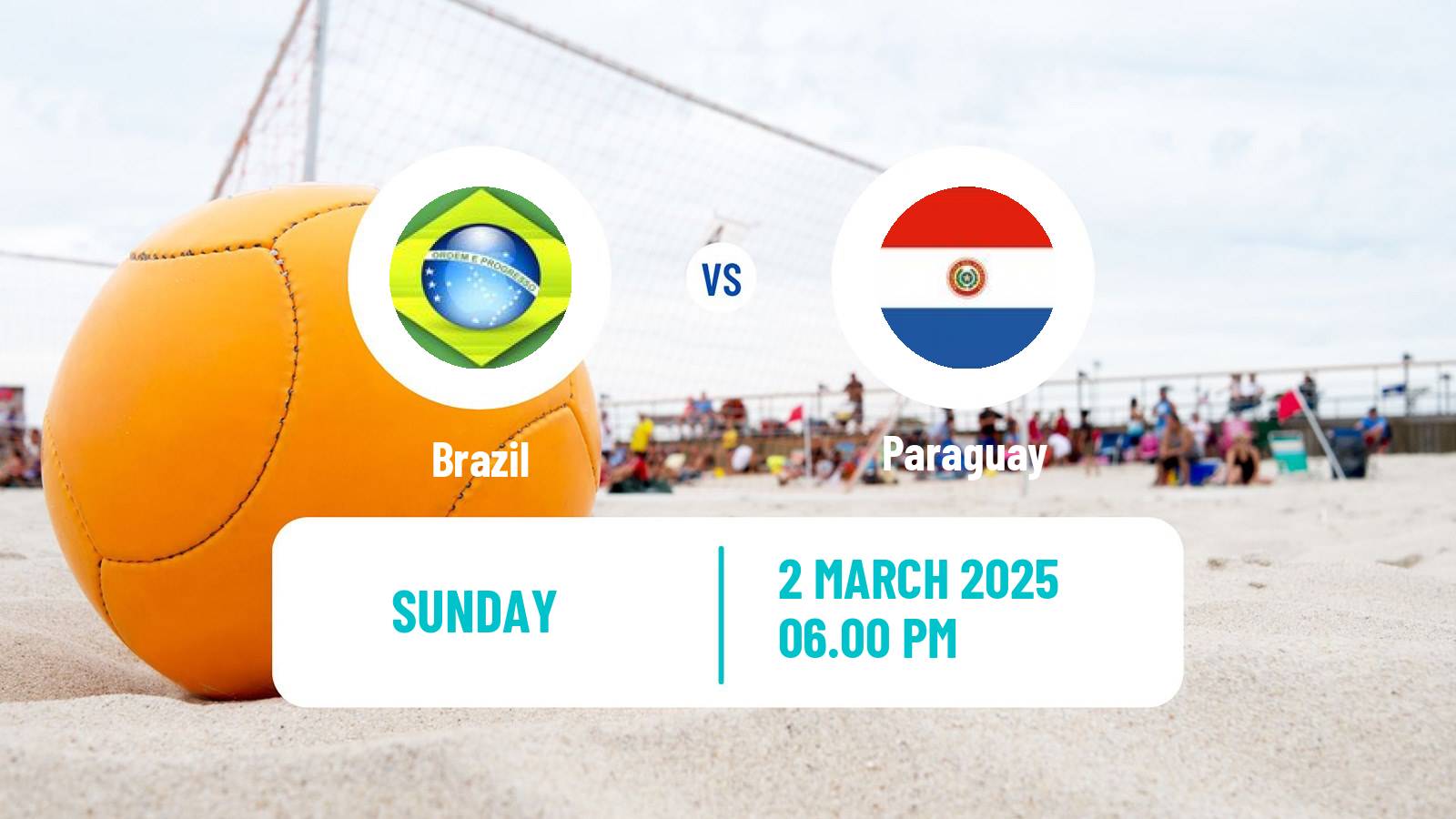 Beach soccer Copa America Brazil - Paraguay