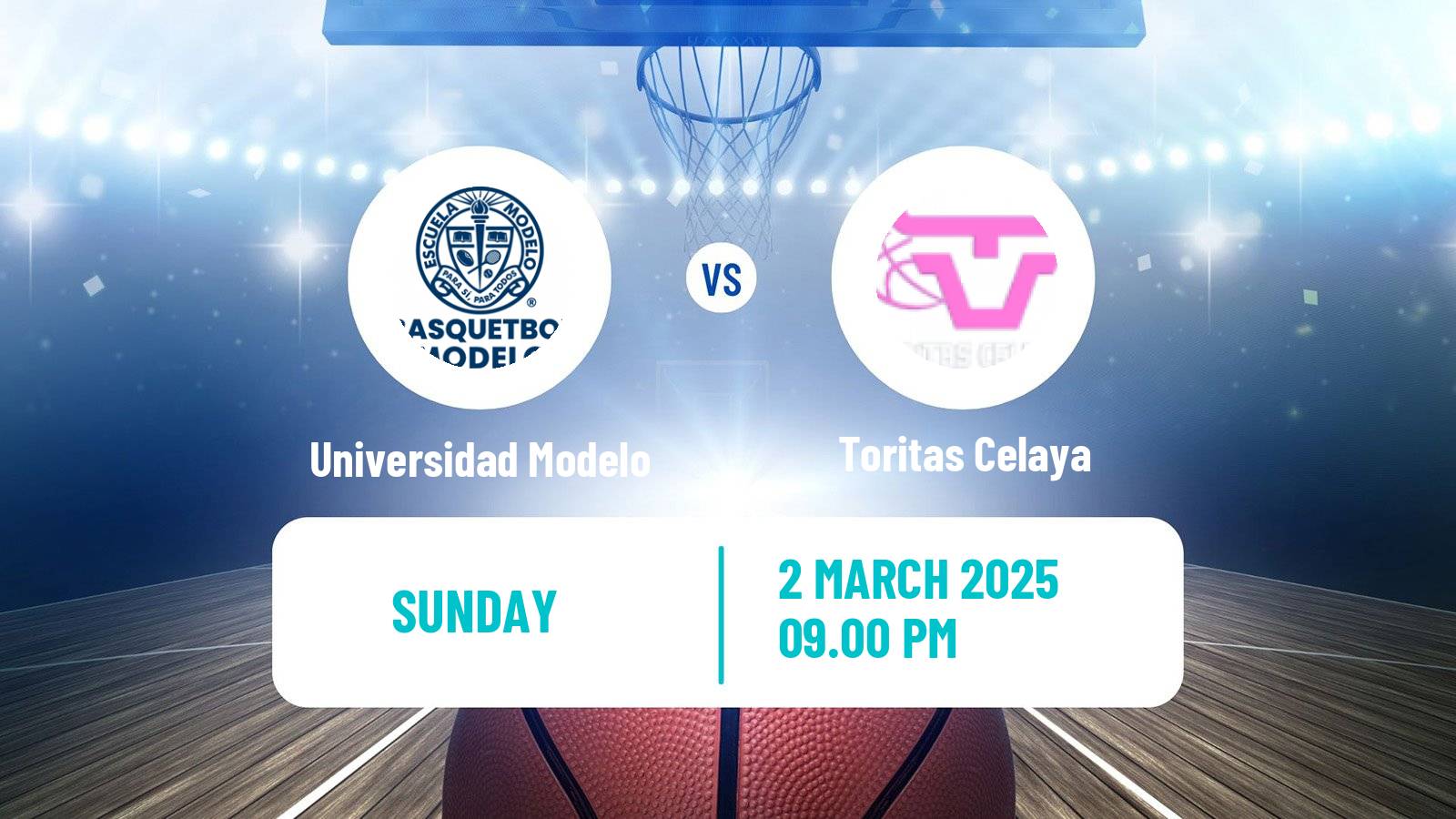 Basketball Mexican LMBPF Women Universidad Modelo - Toritas Celaya