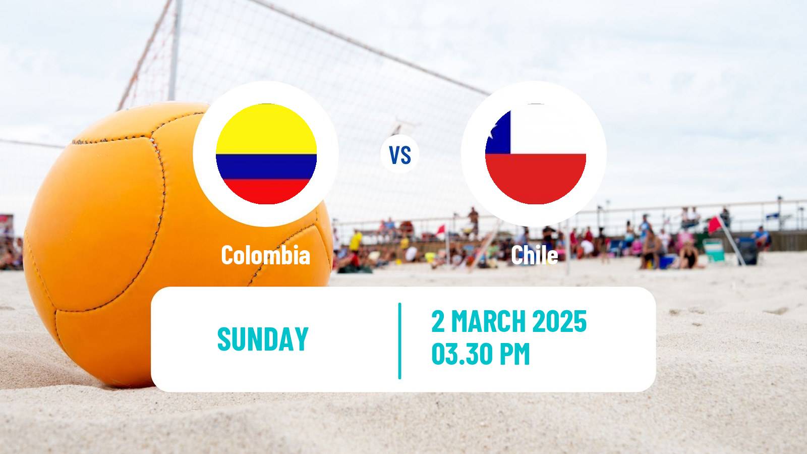 Beach soccer Copa America Colombia - Chile