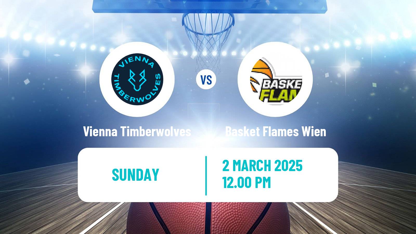 Basketball Austrian Basketball Superliga Women Vienna Timberwolves - Basket Flames Wien