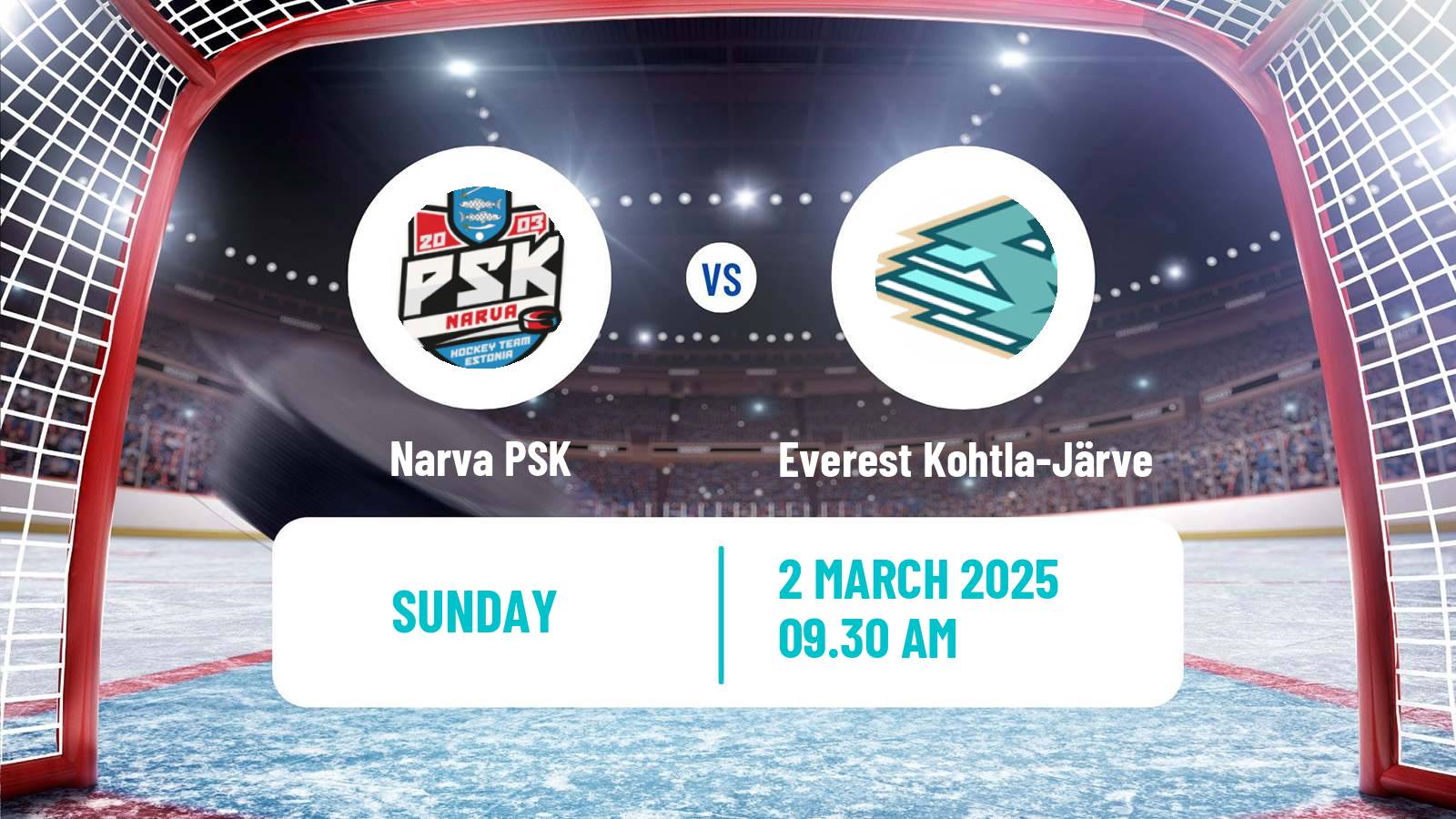 Hockey Estonian Hokiliiga Narva PSK - Everest Kohtla-Järve