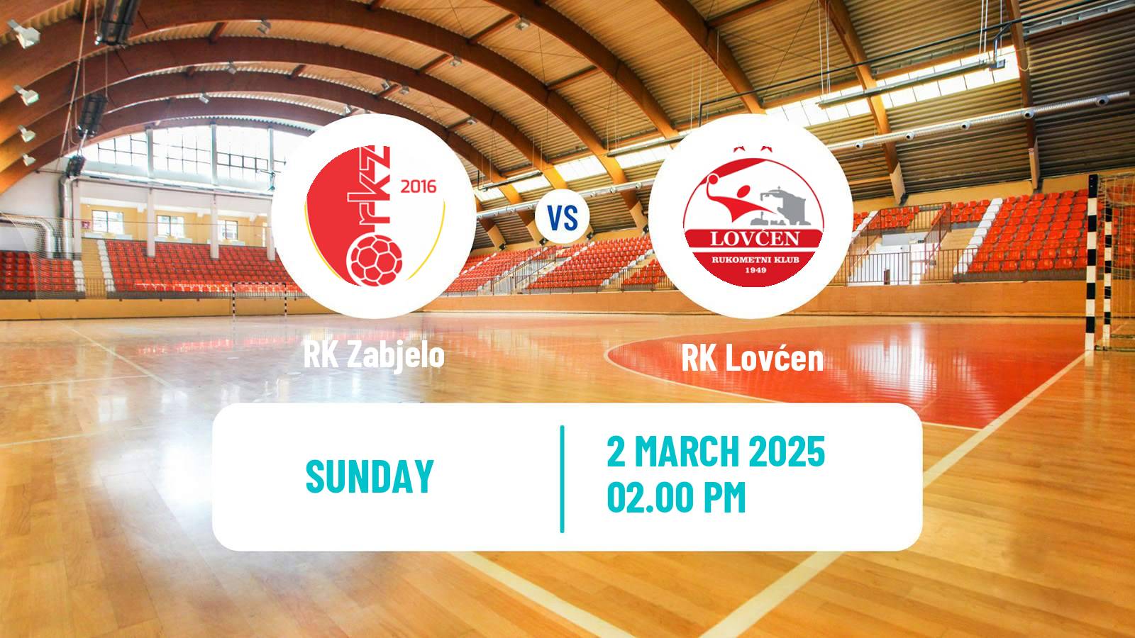 Handball Montenegrin Prva liga Handball Zabjelo - Lovćen