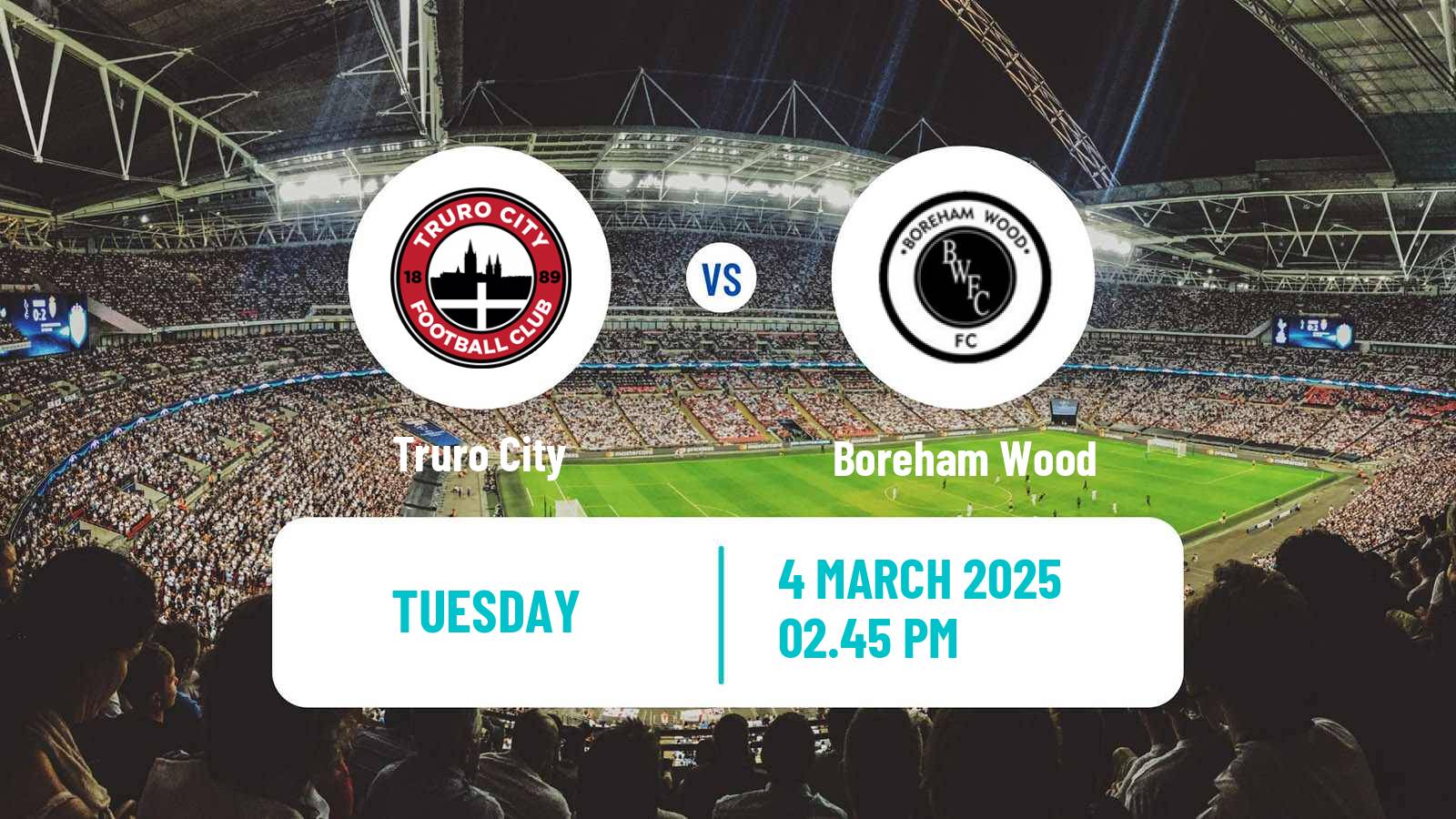 Soccer English National League South Truro City - Boreham Wood