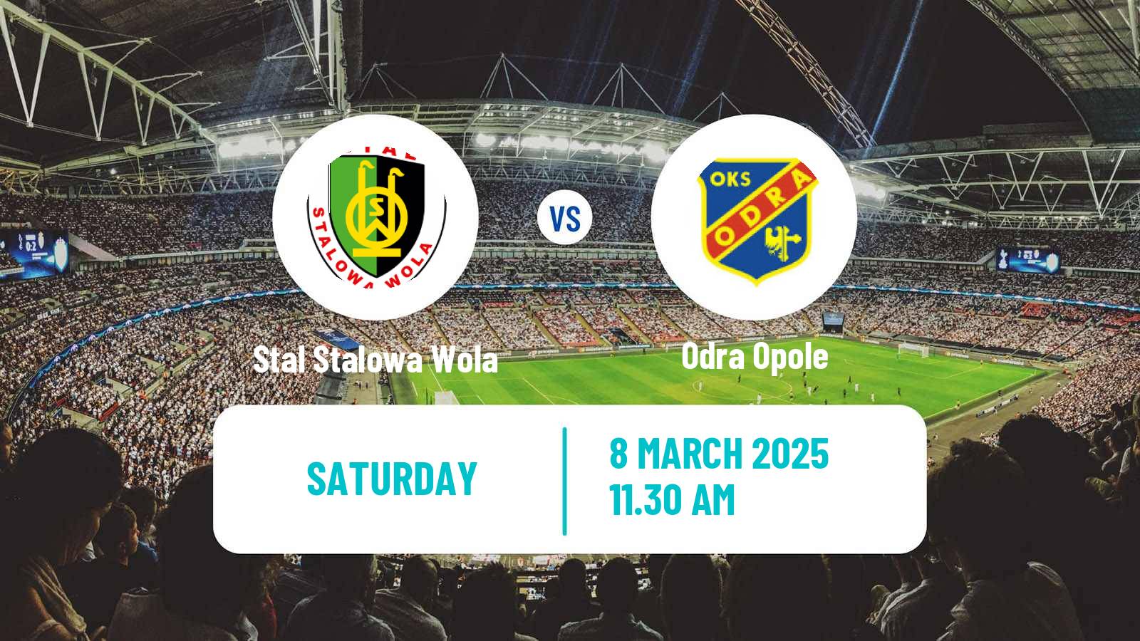 Soccer Polish Division 1 Stal Stalowa Wola - Odra Opole