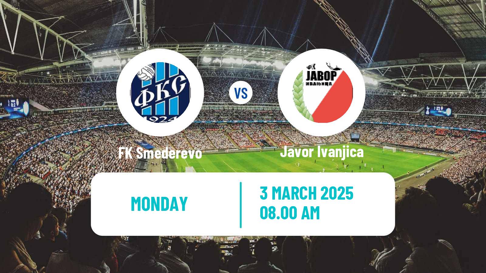 Soccer Serbian Prva Liga Smederevo - Javor Ivanjica