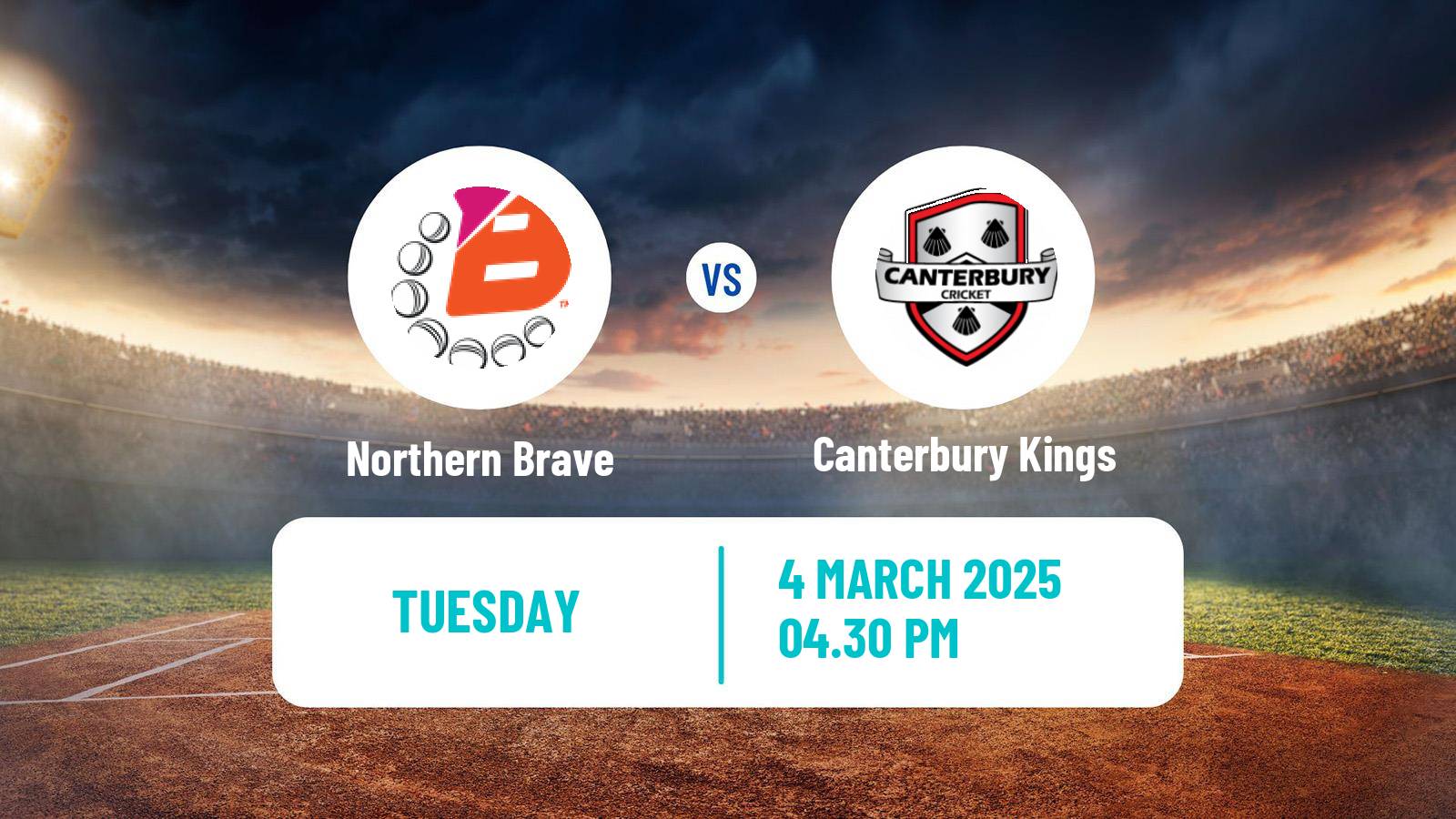Cricket Plunket Shield Northern Brave - Canterbury Kings