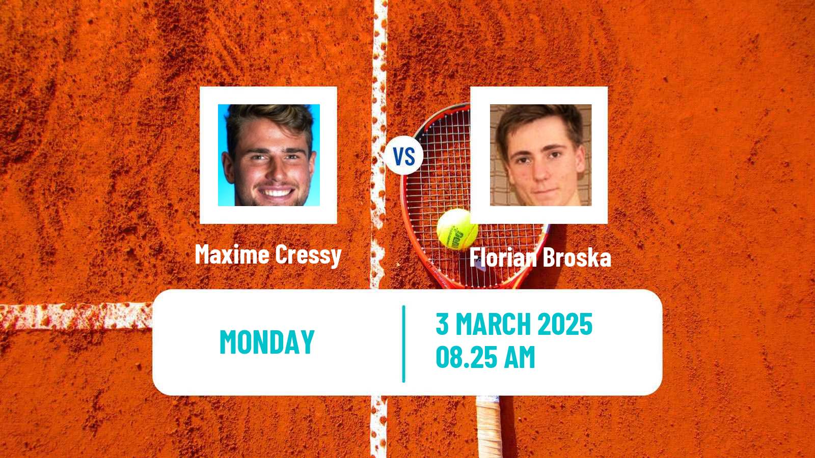 Tennis Thionville Challenger Men Maxime Cressy - Florian Broska