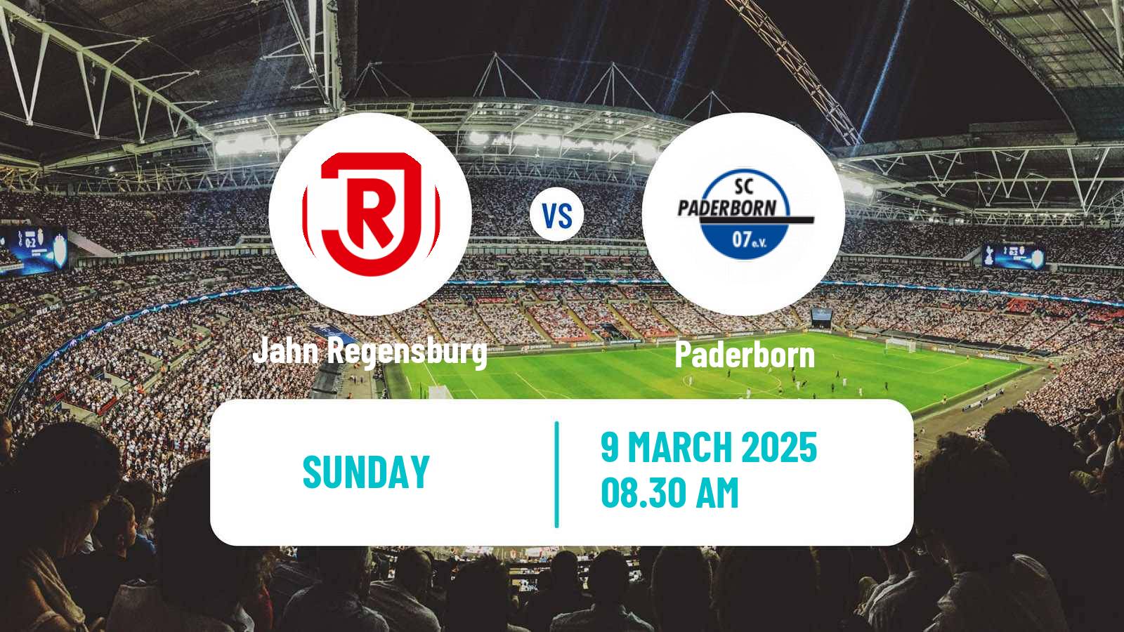 Soccer German 2 Bundesliga Jahn Regensburg - Paderborn