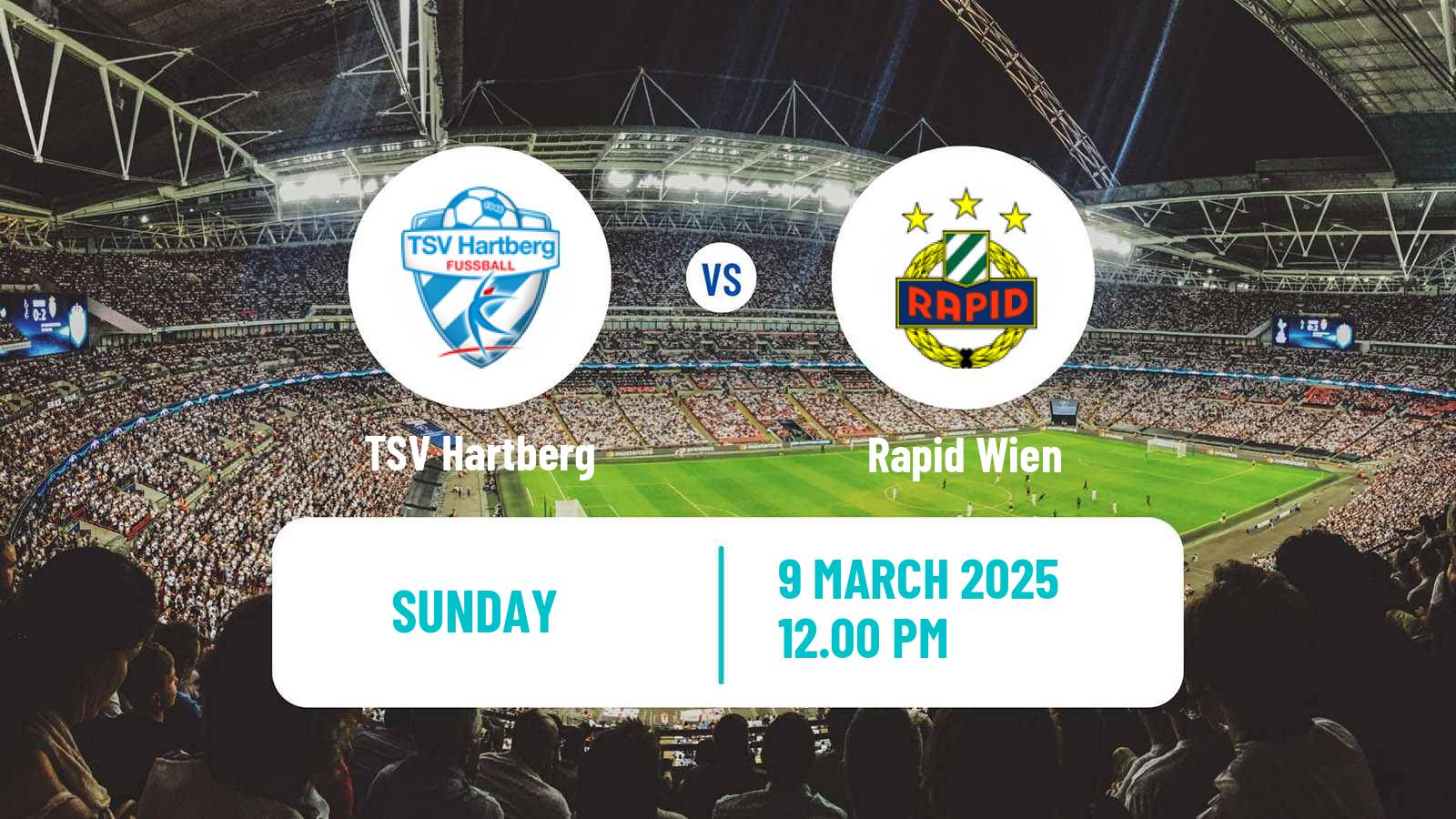 Soccer Austrian Bundesliga Hartberg - Rapid Wien