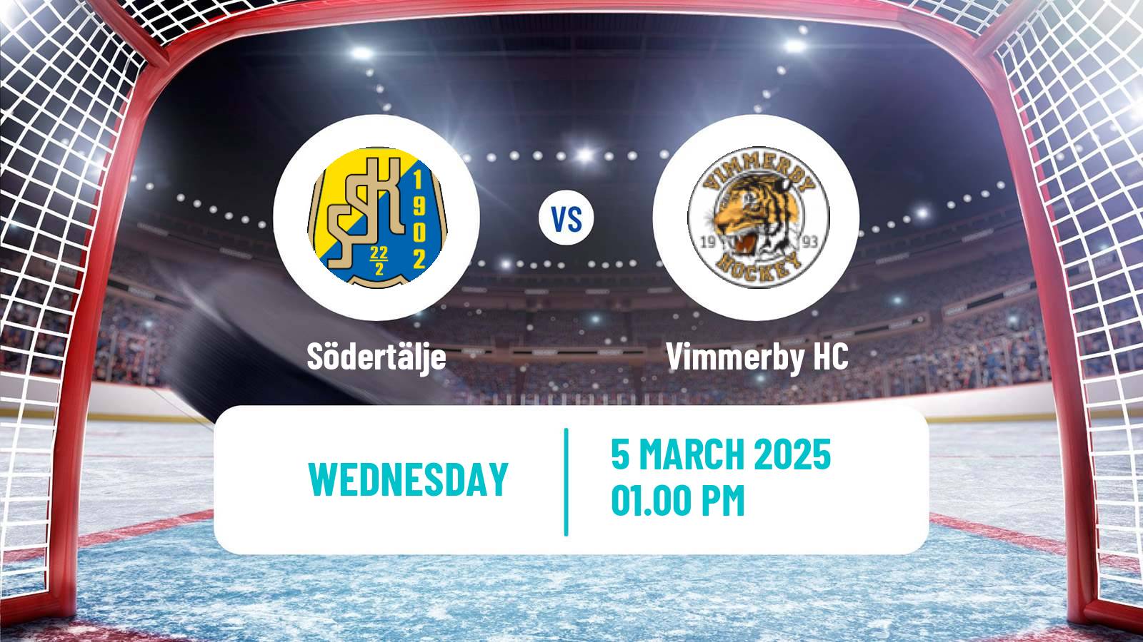 Hockey Swedish Hockey Allsvenskan Södertälje - Vimmerby