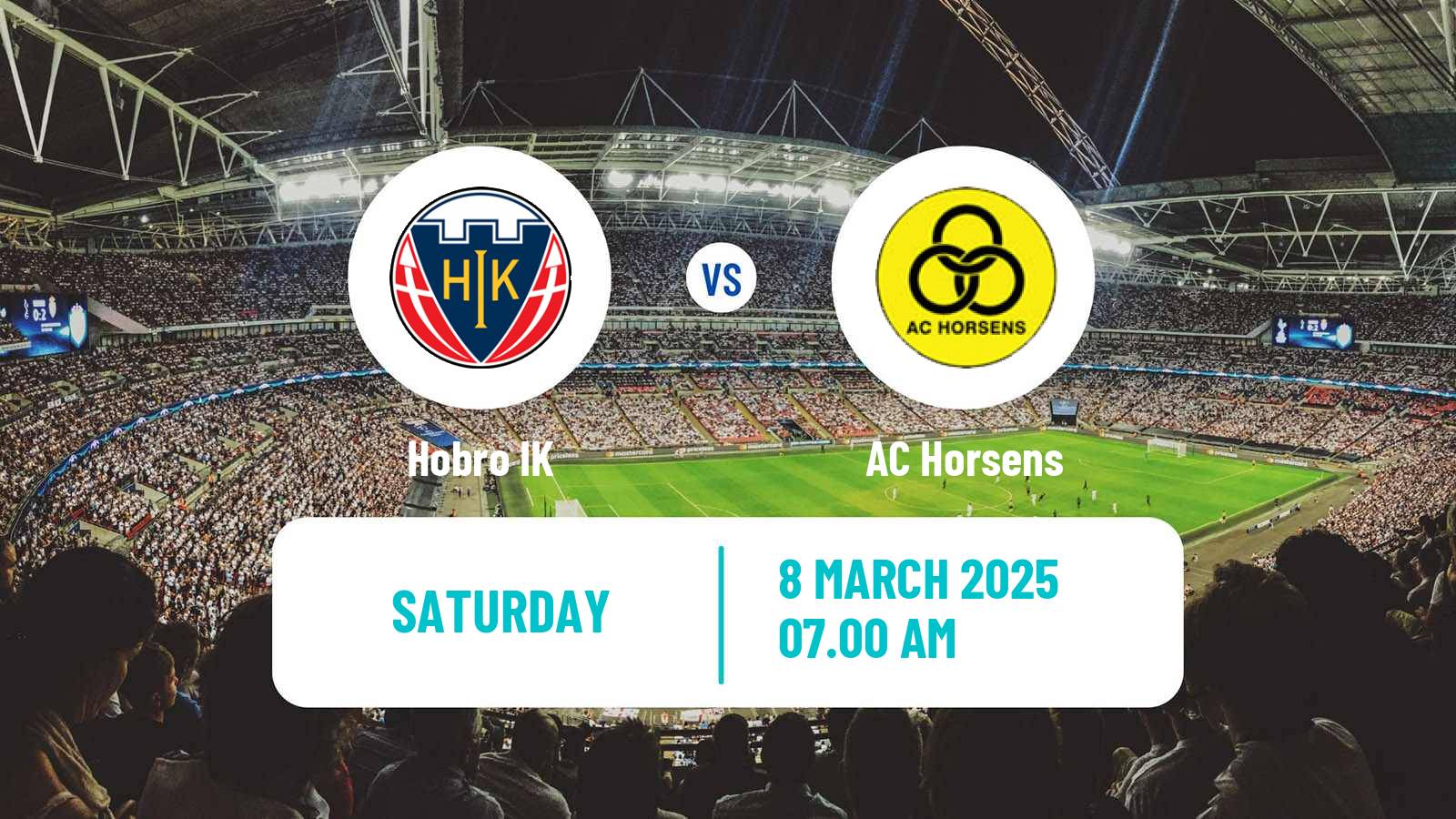 Soccer Danish 1 Division Hobro - Horsens