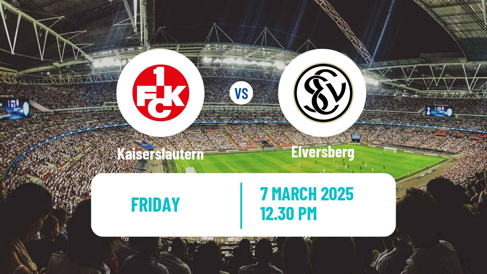 Soccer German 2 Bundesliga Kaiserslautern - Elversberg