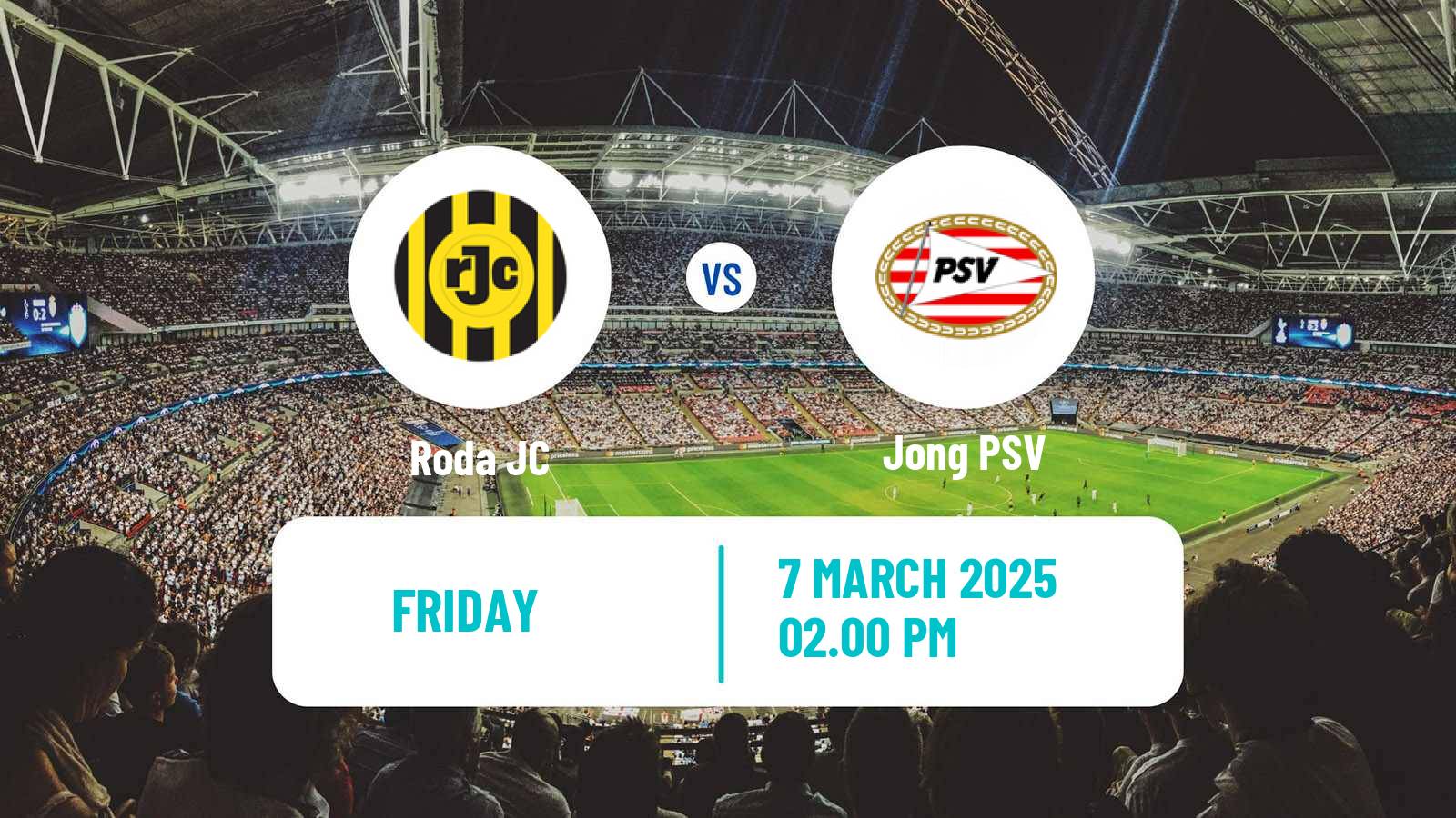 Soccer Dutch Eerste Divisie Roda - Jong PSV
