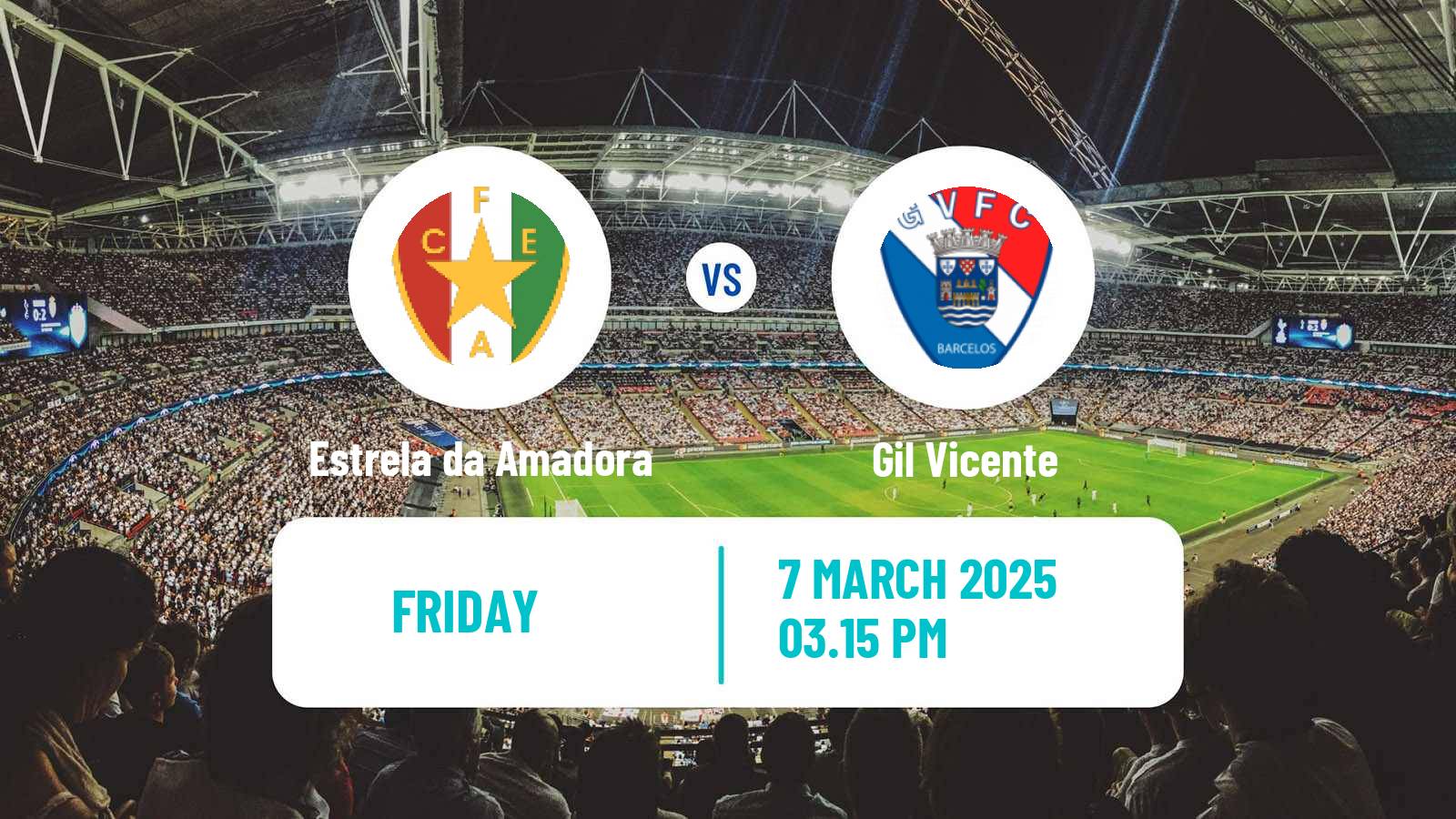 Soccer Liga Portugal Estrela da Amadora - Gil Vicente