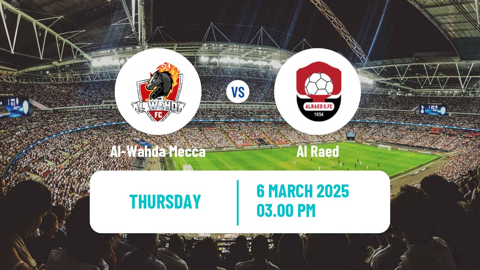 Football Saudi Professional League Al-Wahda Mecca - Al Raed