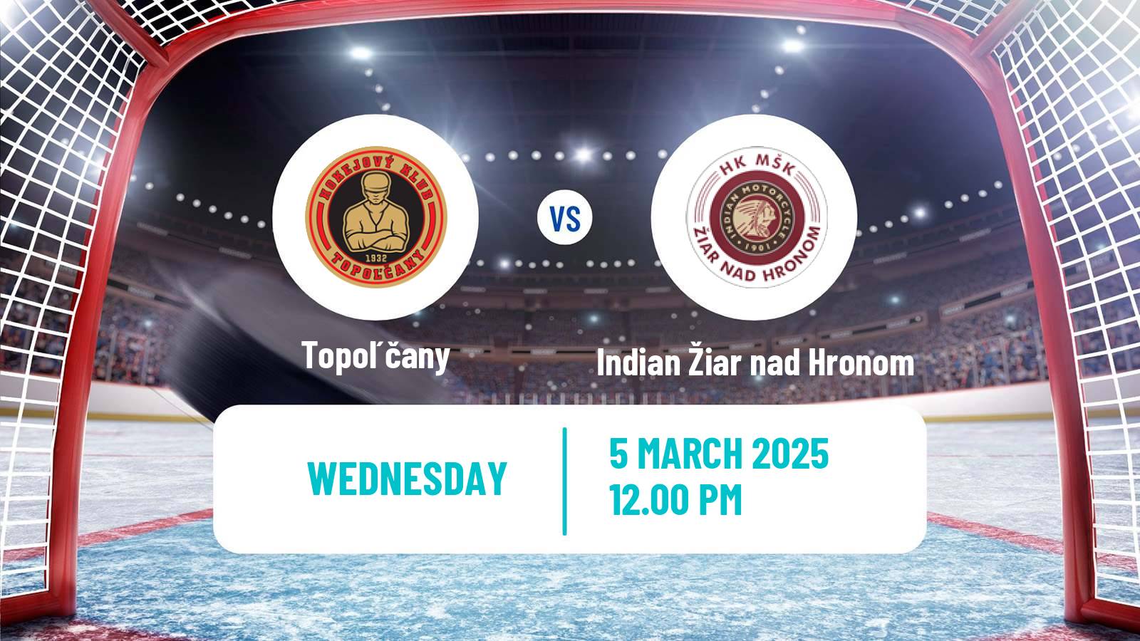 Hockey Slovak 1 Liga Hockey Topoľčany - Indian Žiar nad Hronom