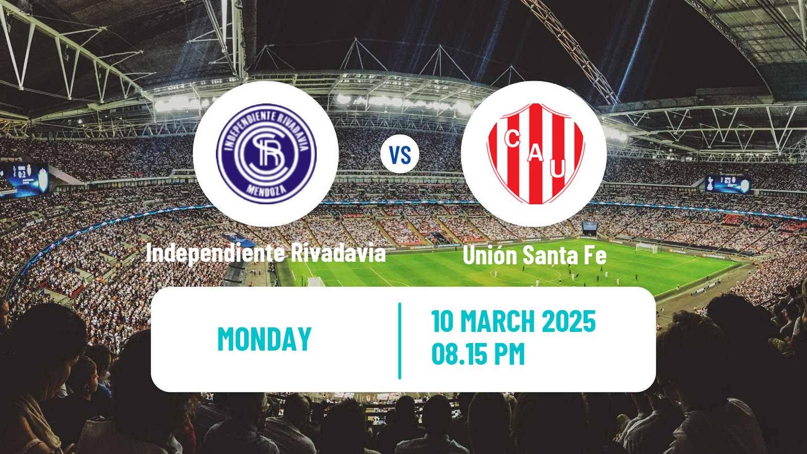Soccer Argentinian Liga Profesional Independiente Rivadavia - Unión Santa Fe