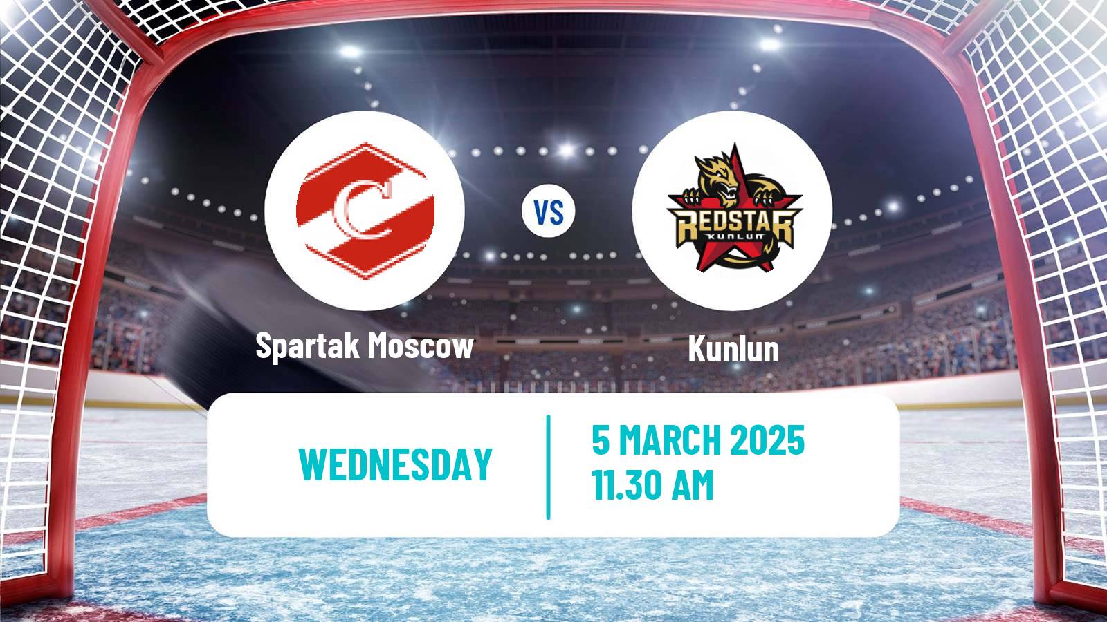 Hockey KHL Spartak Moscow - Kunlun