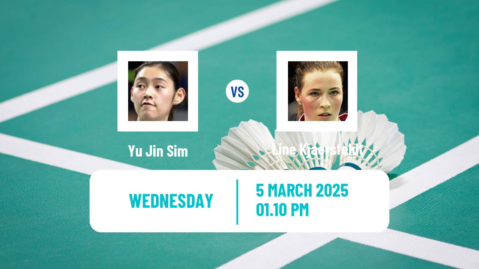 Badminton BWF World Tour Orleans Masters Women Yu Jin Sim - Line Kjaersfeldt