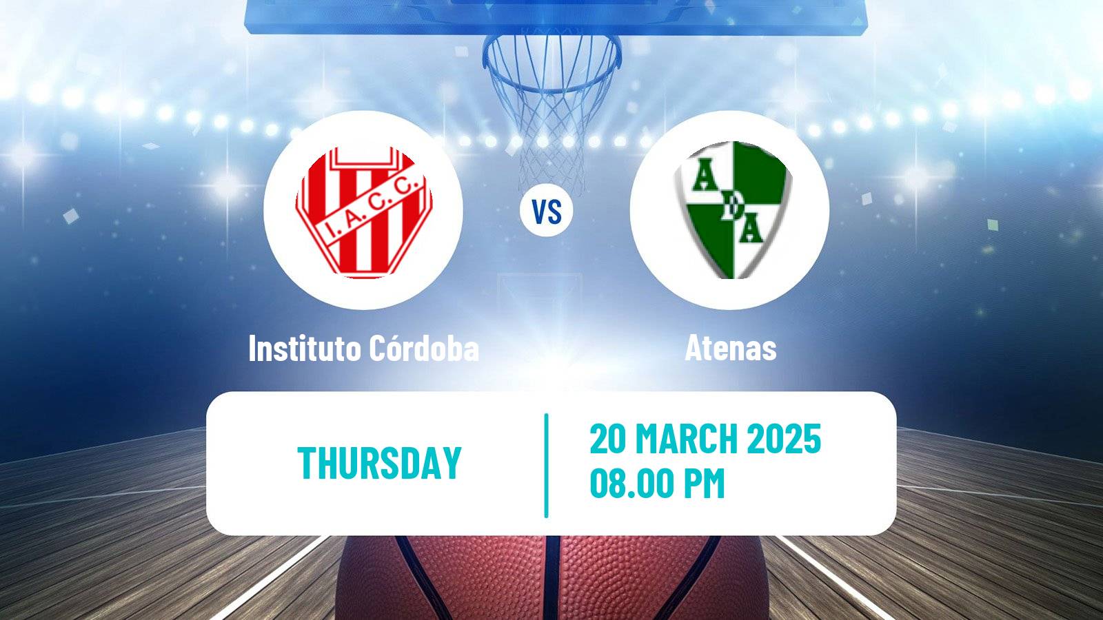Basketball Argentinian LNB Instituto Córdoba - Atenas