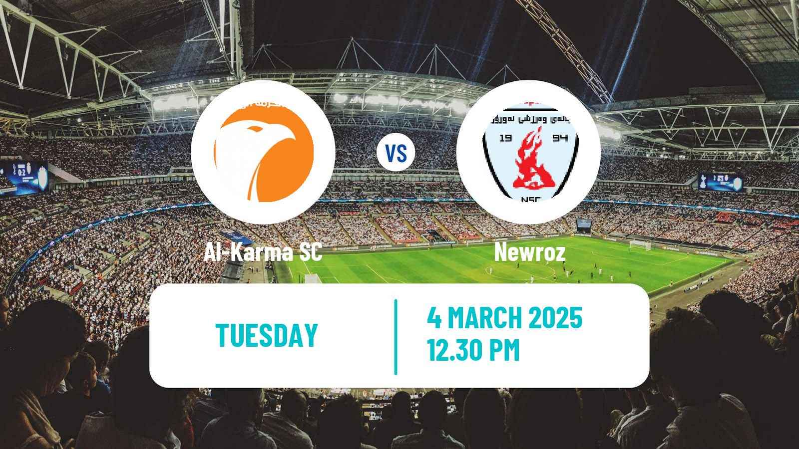 Soccer Iraqi Premier League Al-Karma - Newroz