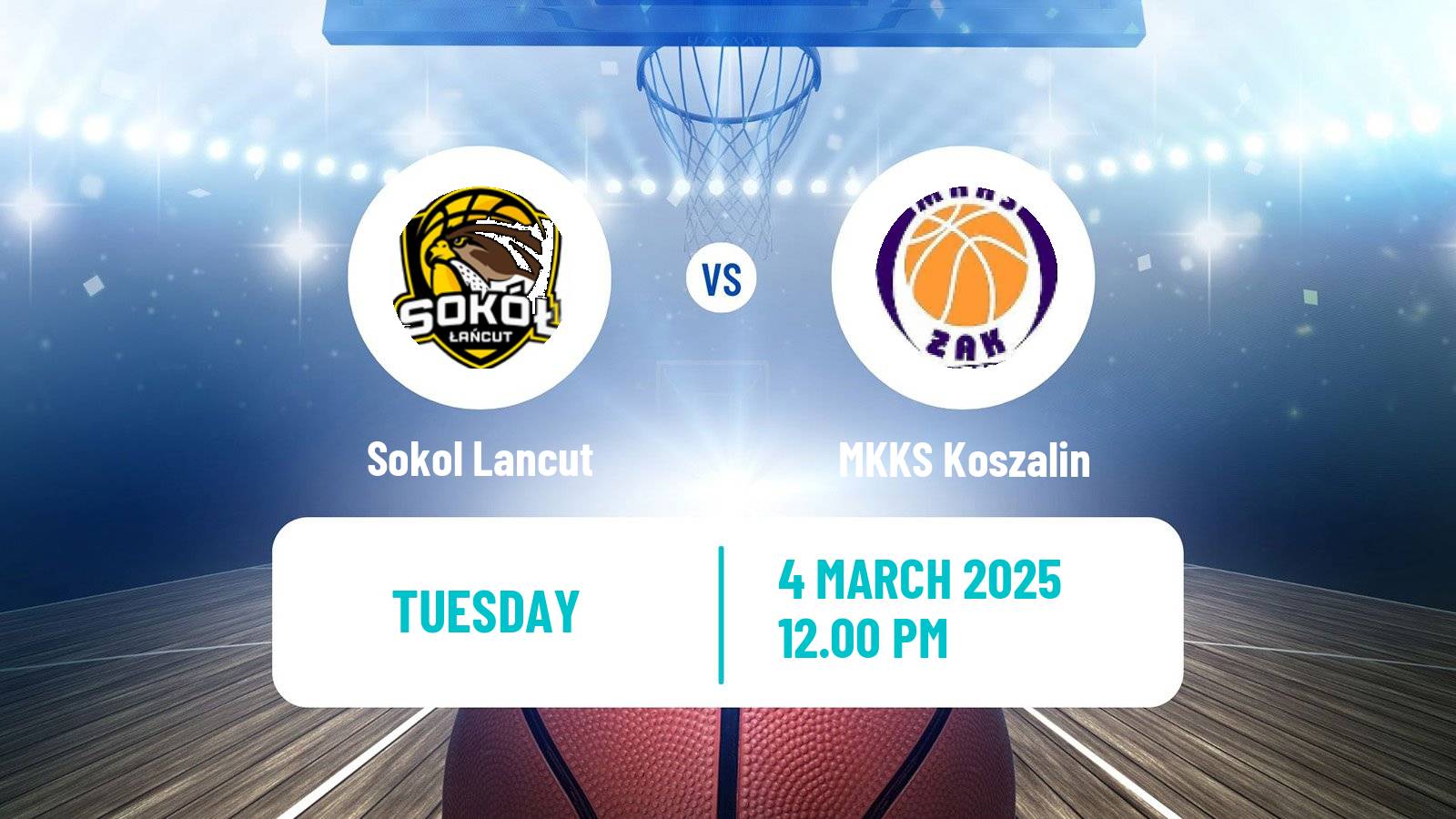Basketball Polish 1 Liga Basketball Sokol Lancut - MKKS Koszalin