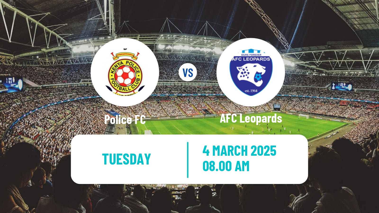Soccer Kenyan Premier League Police FC - AFC Leopards