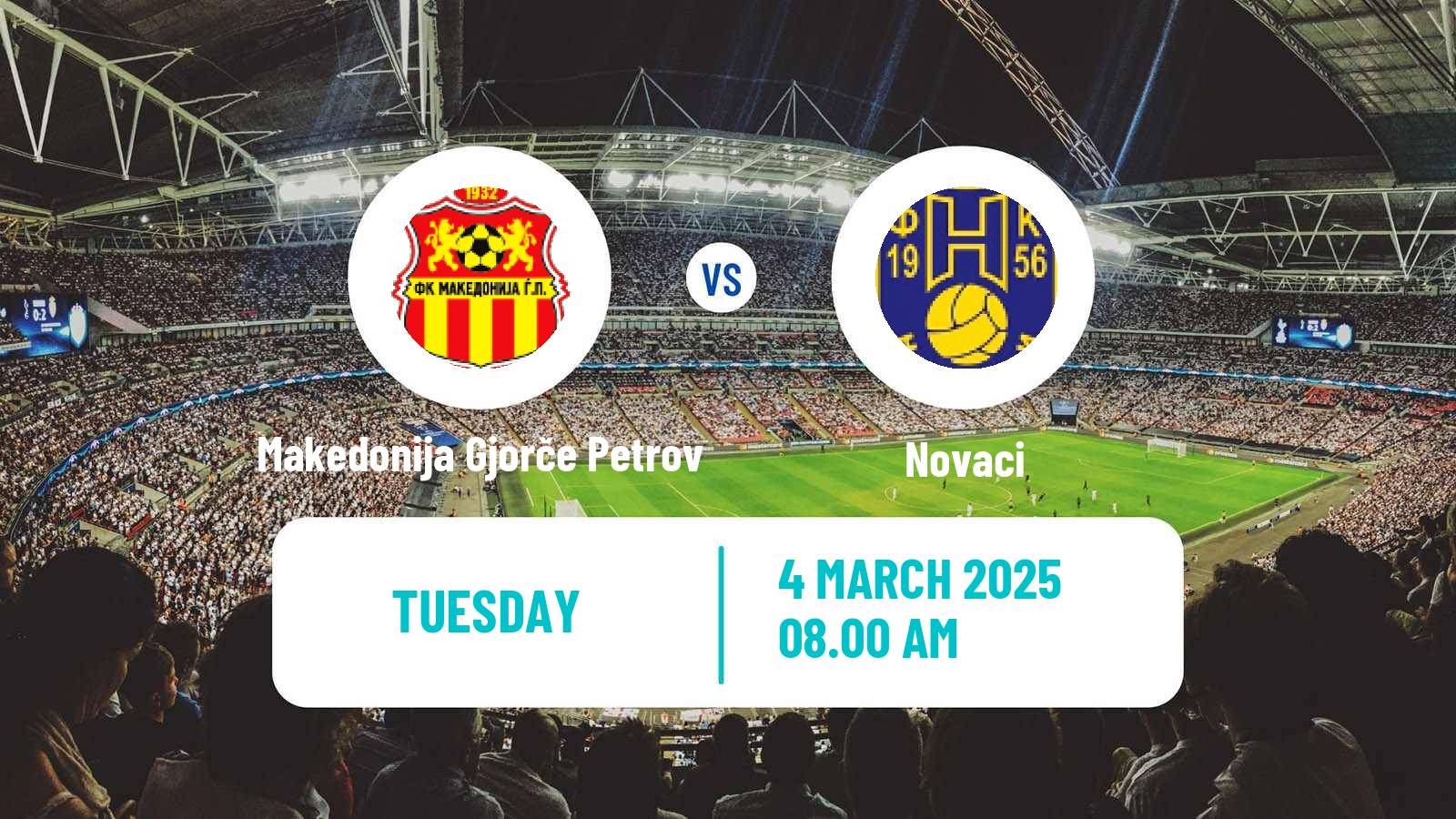Soccer North Macedonian 2 MFL Makedonija Gjorče Petrov - Novaci