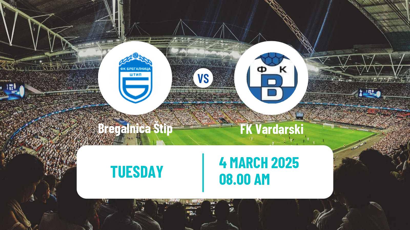 Soccer North Macedonian 2 MFL Bregalnica Štip - Vardarski