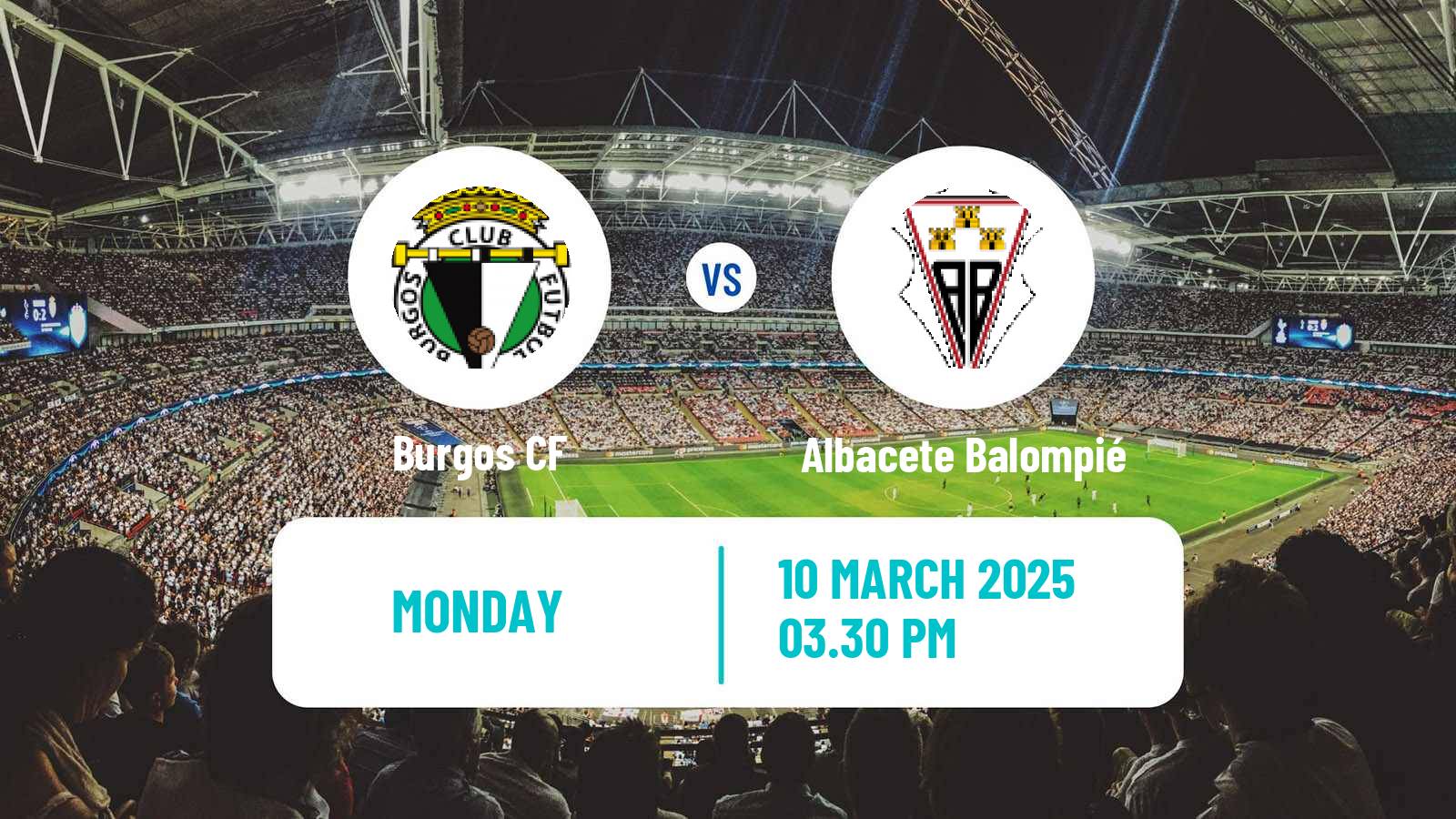 Soccer Spanish LaLiga2 Burgos - Albacete Balompié