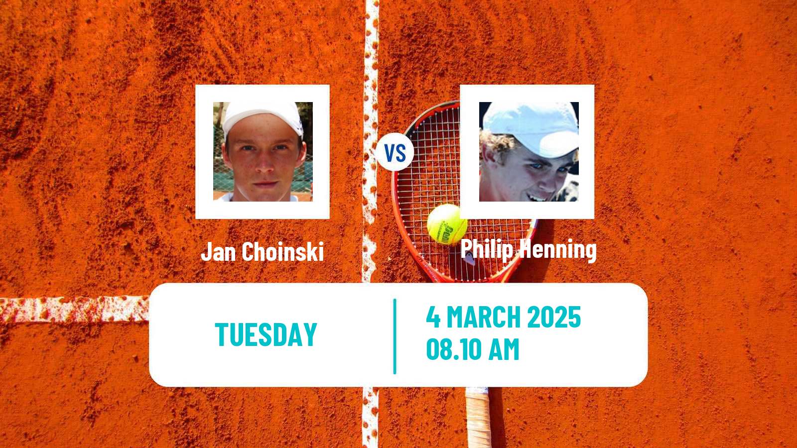 Tennis Thionville Challenger Men Jan Choinski - Philip Henning