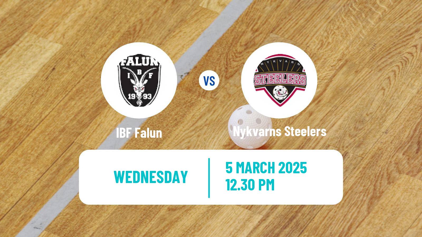 Floorball Swedish Superligan Floorball Falun - Nykvarns Steelers