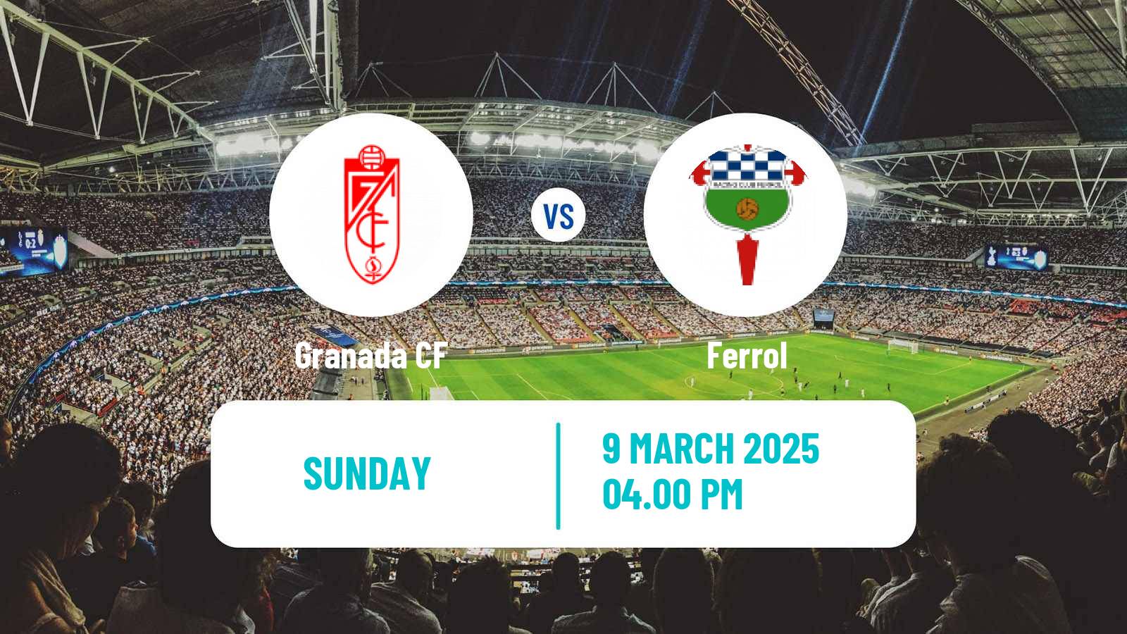 Soccer Spanish LaLiga2 Granada - Ferrol
