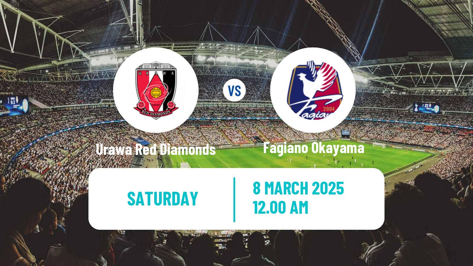 Soccer Japan J1 League Urawa Red Diamonds - Fagiano Okayama