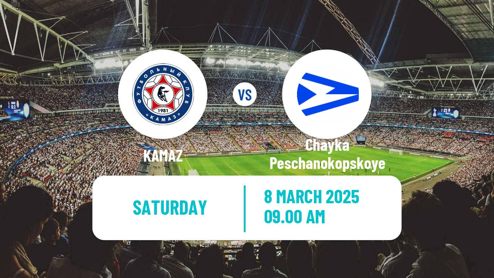 Soccer Russian FNL KAMAZ - Chayka Peschanokopskoye