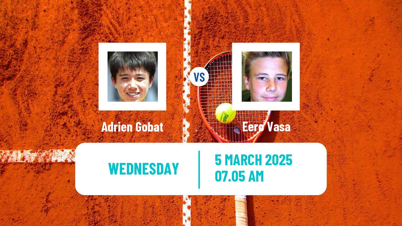 Tennis ITF M15 Poitiers Men Adrien Gobat - Eero Vasa
