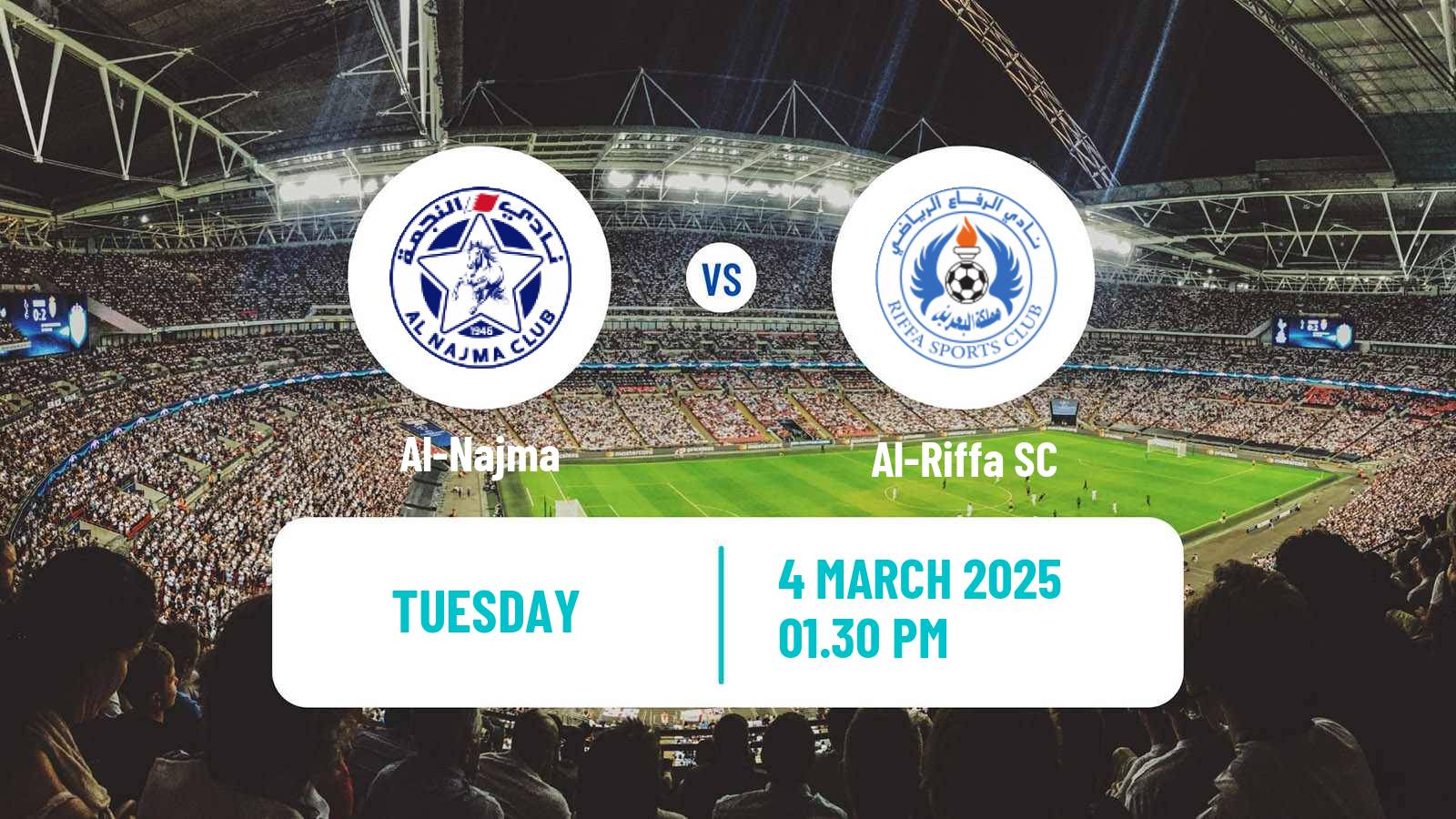 Soccer Bahraini Premier League Al-Najma - Al-Riffa