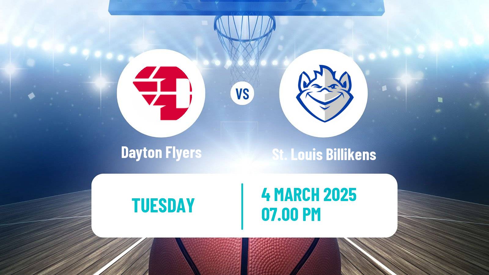 Basketball NCAA College Basketball Dayton Flyers - St. Louis Billikens