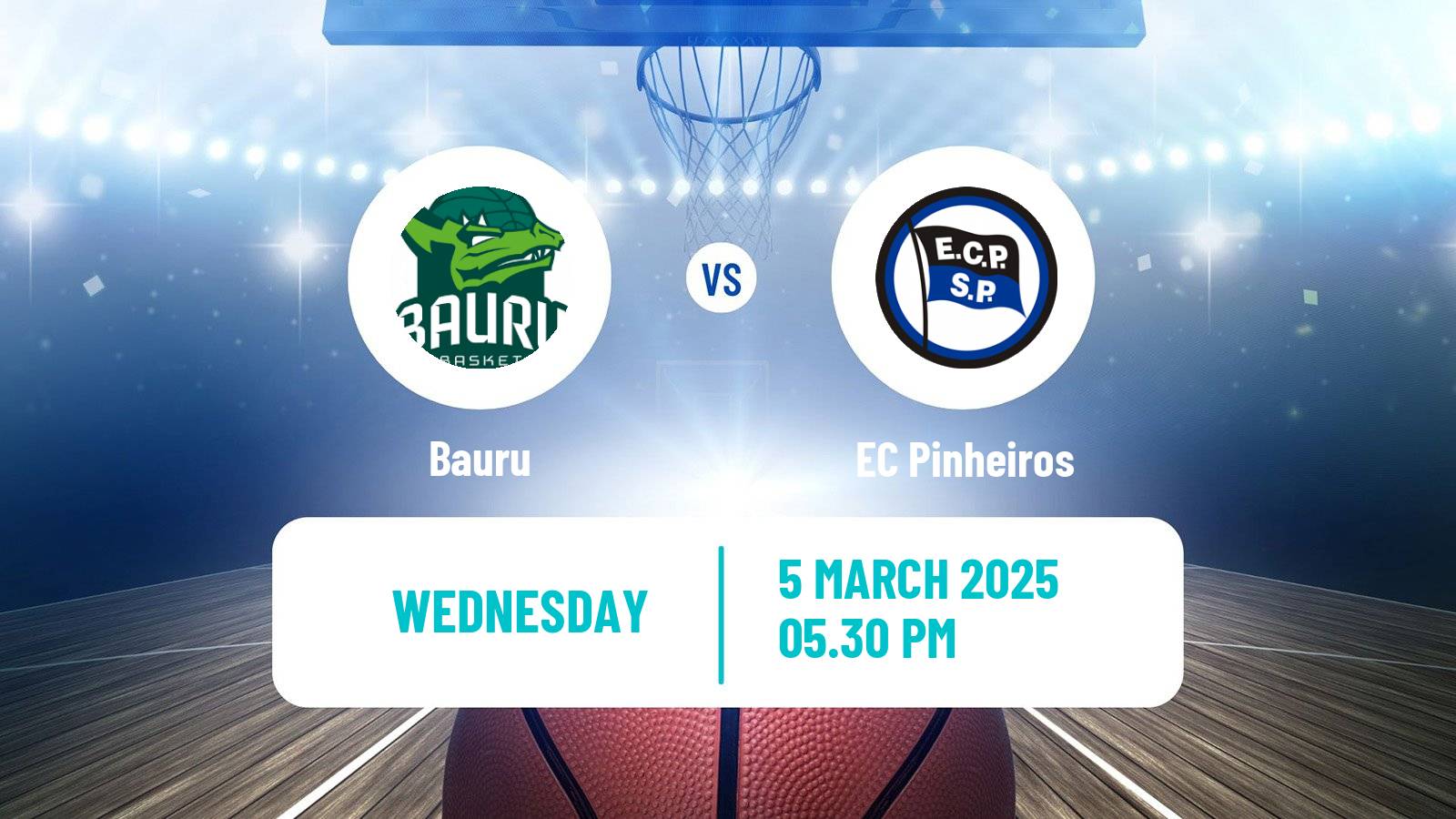 Basketball Brazilian NBB Bauru - Pinheiros