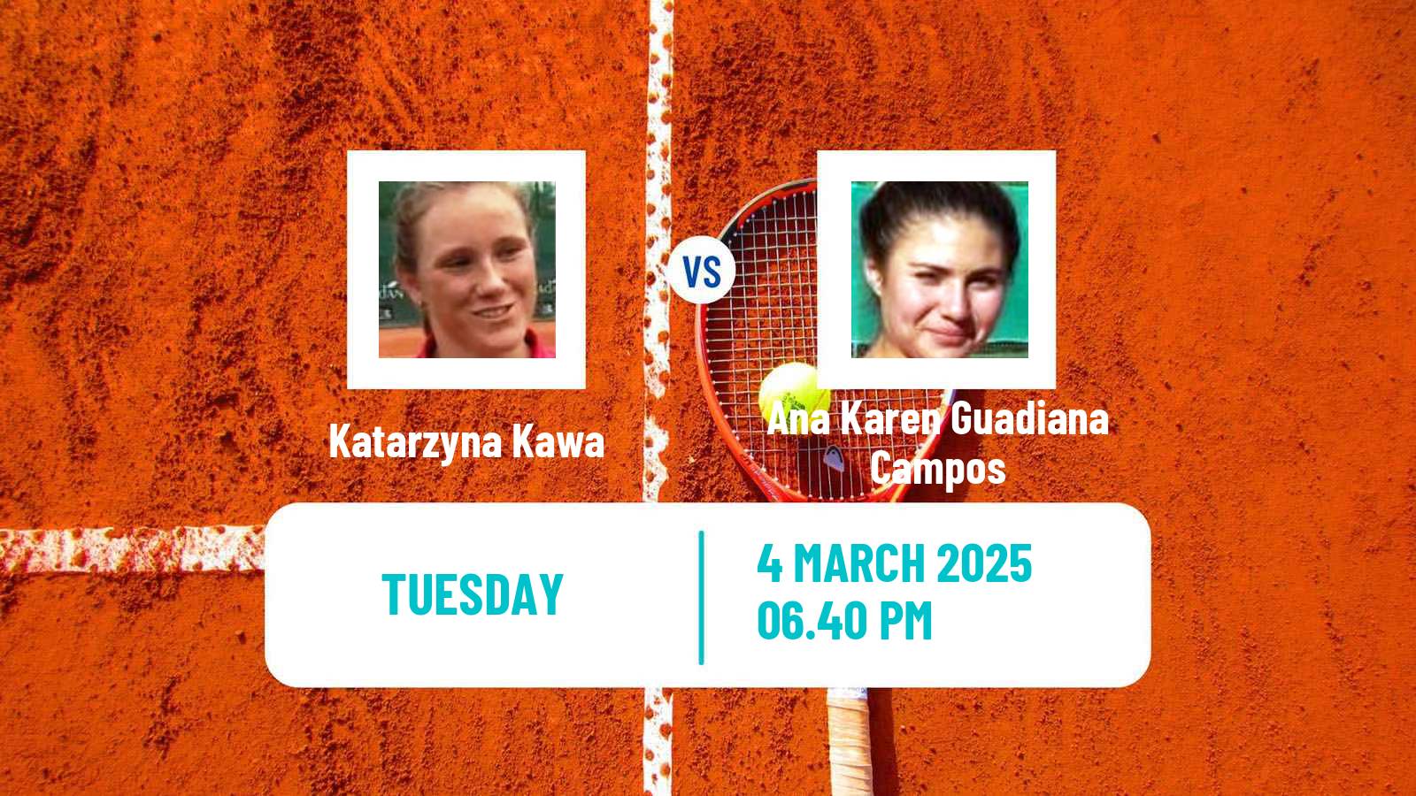 Tennis ITF W50 Chihuahua Women Katarzyna Kawa - Ana Karen Guadiana Campos