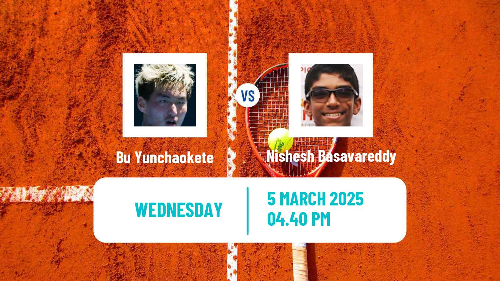 Tennis ATP Indian Wells Bu Yunchaokete - Nishesh Basavareddy