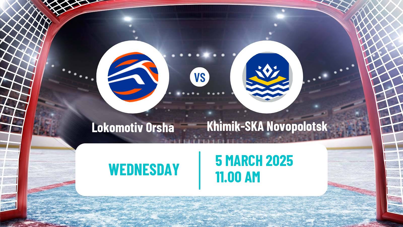 Hockey Belarusian Extraleague Lokomotiv Orsha - Khimik-SKA Novopolotsk