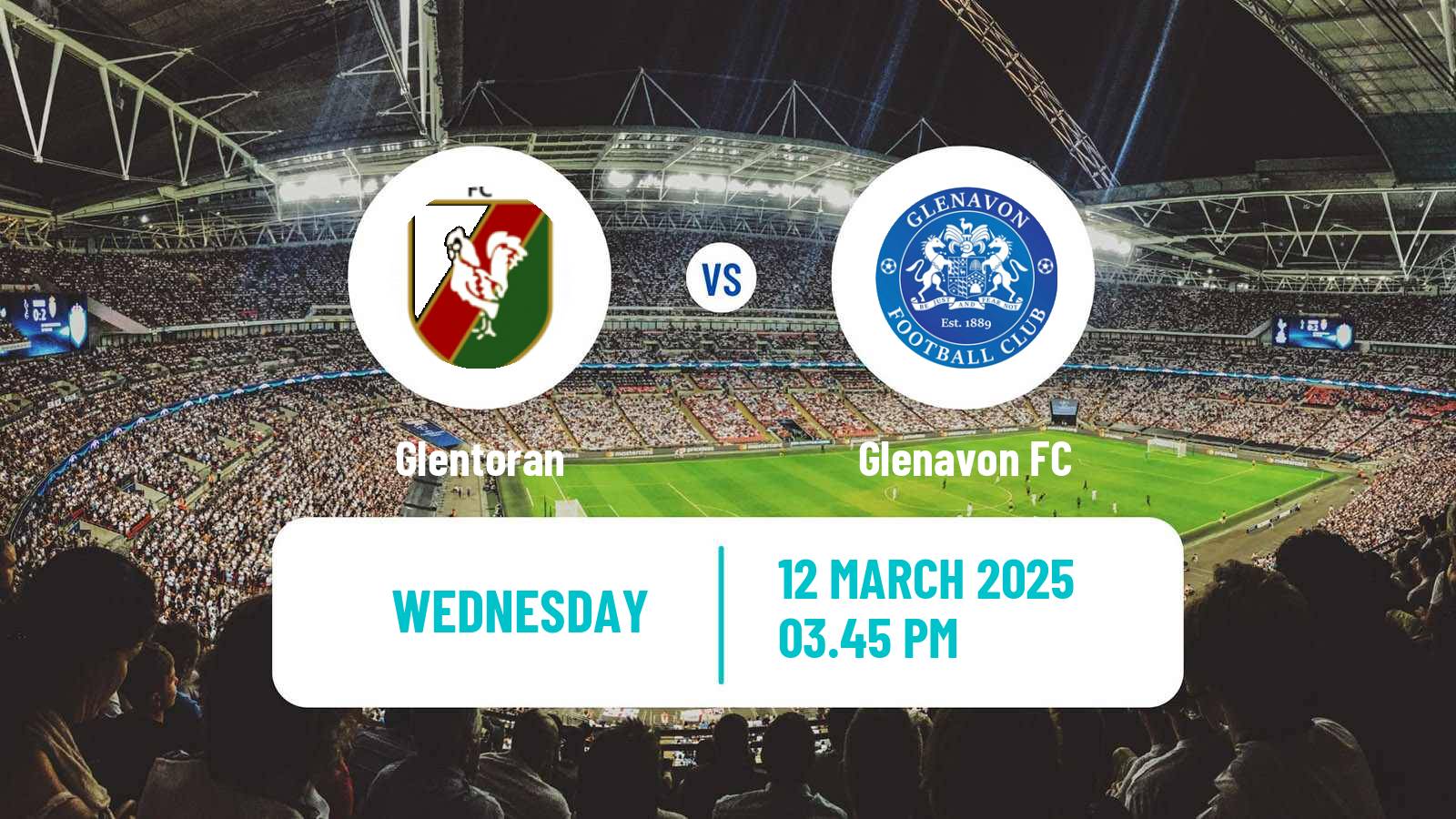 Football Northern Irish Premiership Glentoran - Glenavon