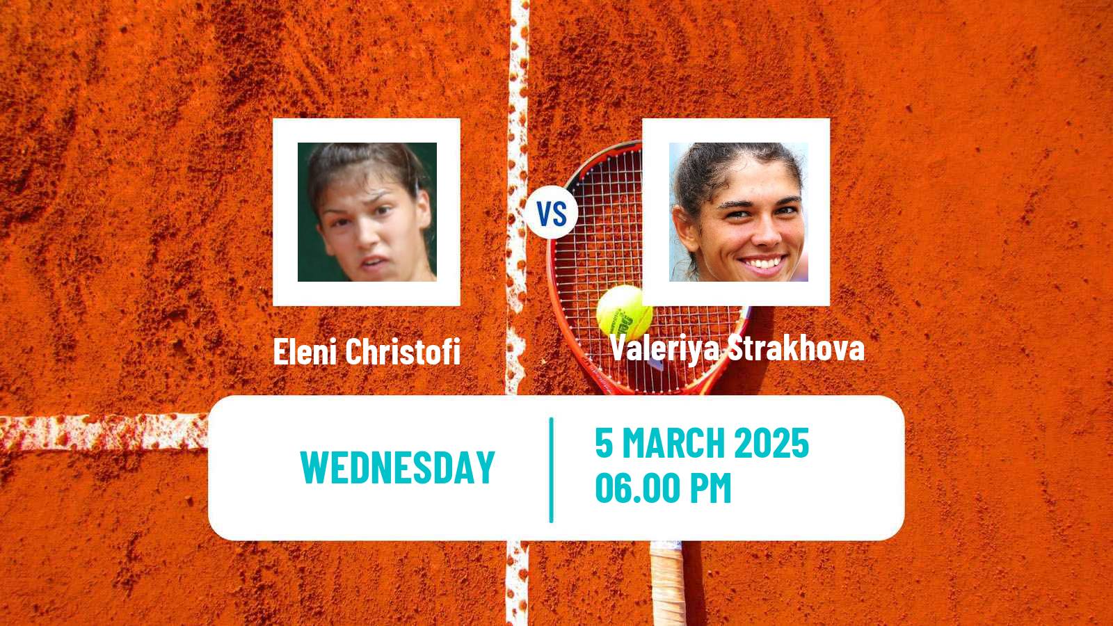 Tennis ITF W50 Chihuahua Women Eleni Christofi - Valeriya Strakhova
