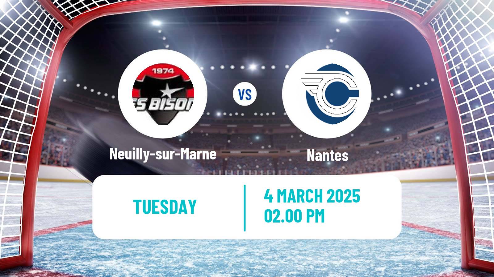Hockey French D1 Ice Hockey Neuilly-sur-Marne - Nantes