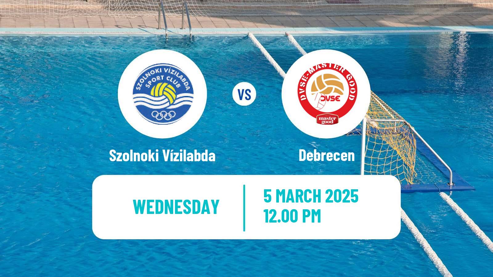 Water polo Hungarian OB I Water Polo Szolnoki Vízilabda - Debrecen