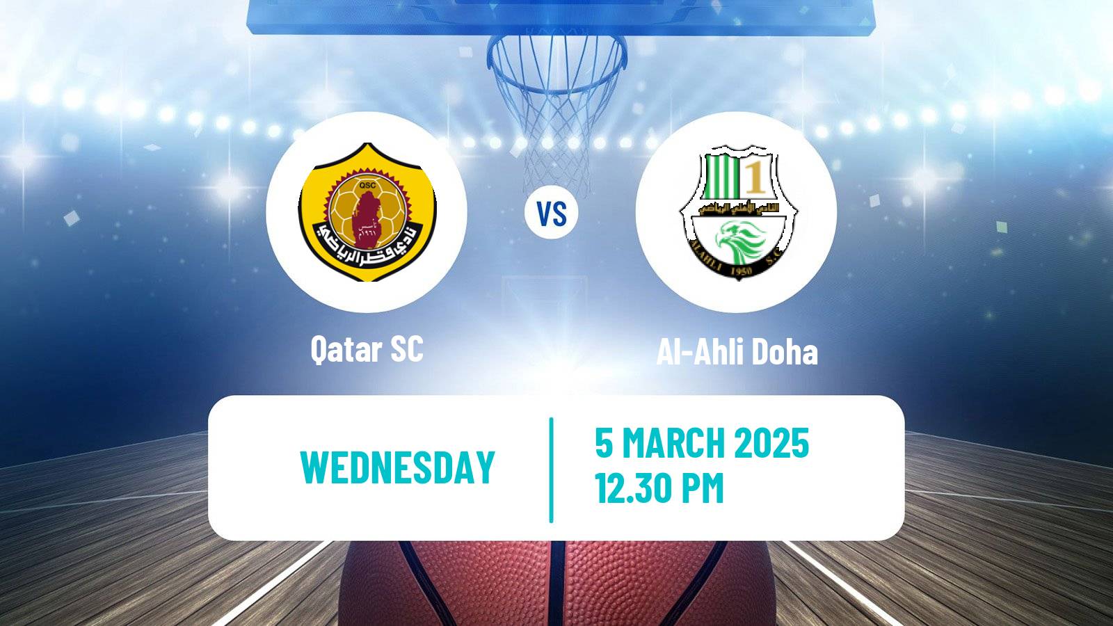 Basketball Qatar Basketball League Qatar SC - Al-Ahli Doha
