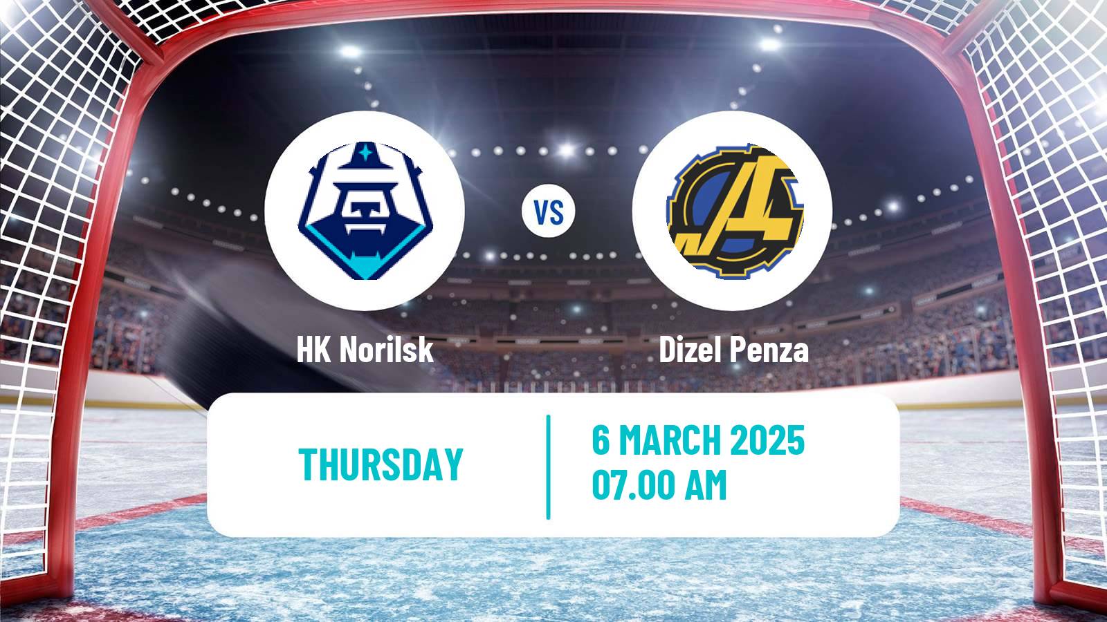 Hockey VHL Norilsk - Dizel Penza