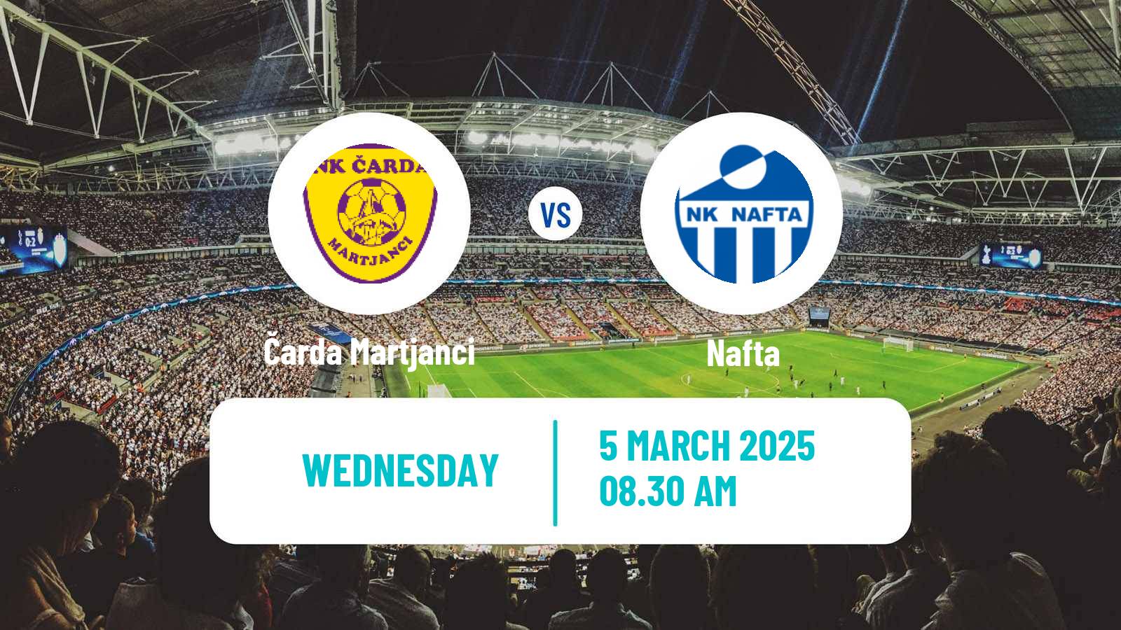 Soccer Slovenian Cup Čarda Martjanci - Nafta